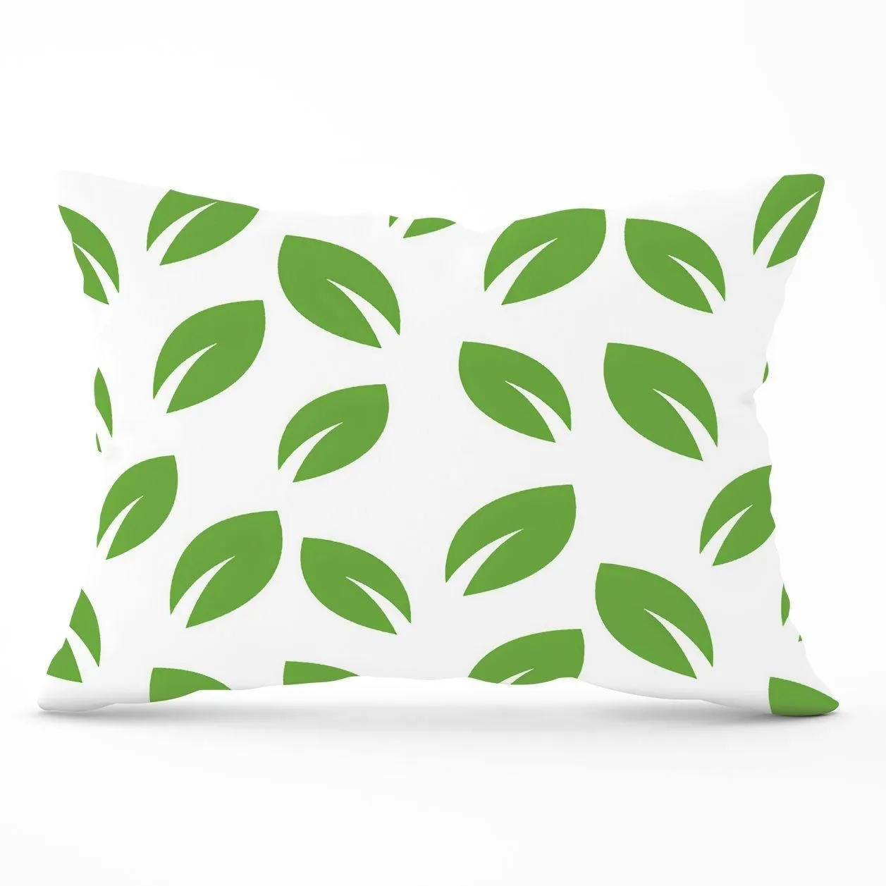 Warren Reed - Designer Leaves Pattern Cushions in Green