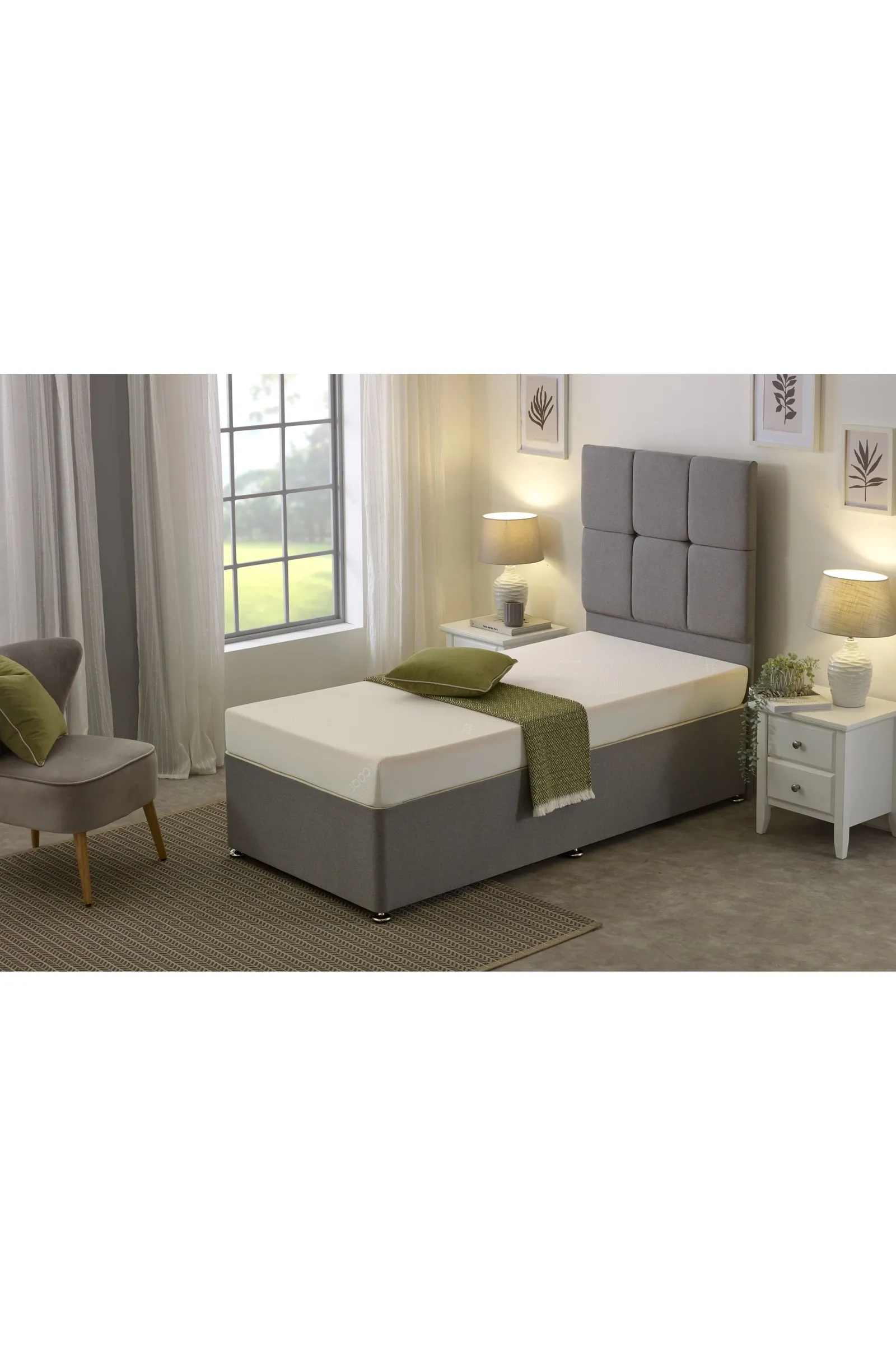 eXtreme Comfort Ltd 10cm Deep Ortho Reflex Foam Value Mattress in White