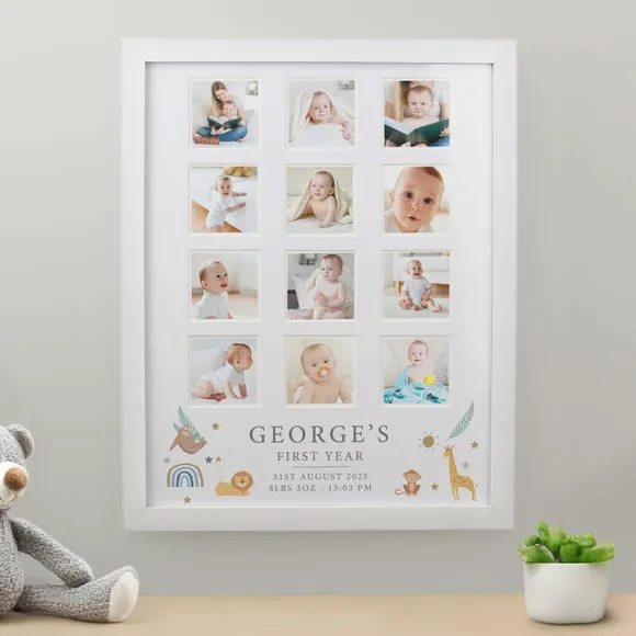 Personalised Animal Multi Photo Frame