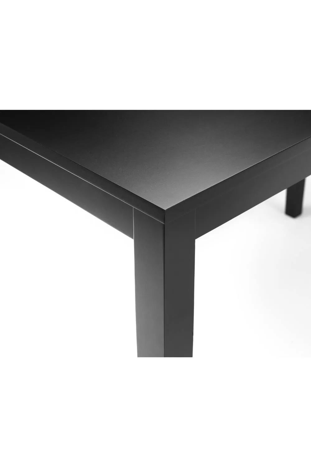 Julian Bowen Hudson Rectangular 4 Seater Dining Table in Black 5