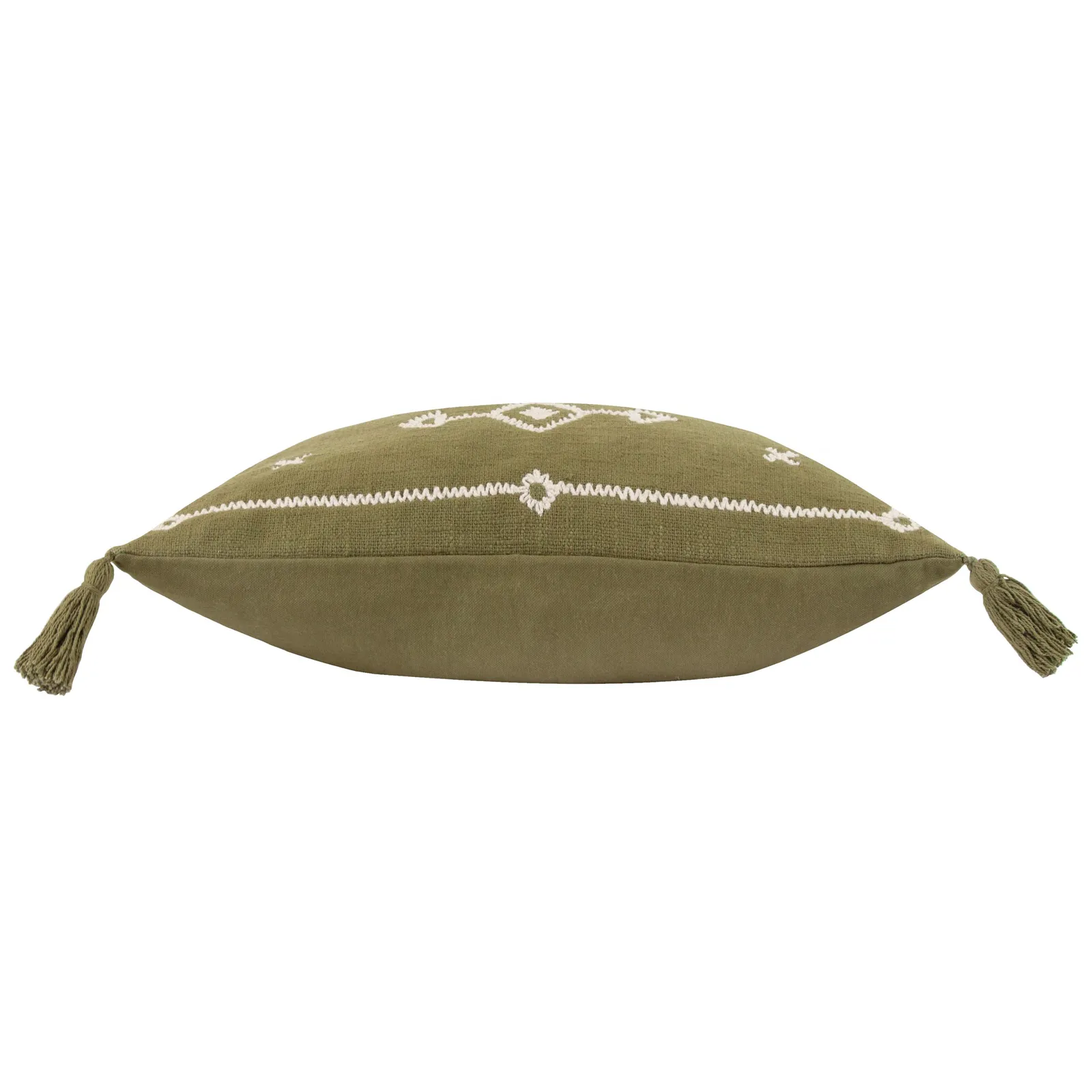 Yard Folis Geometric Cushion in Khaki 3