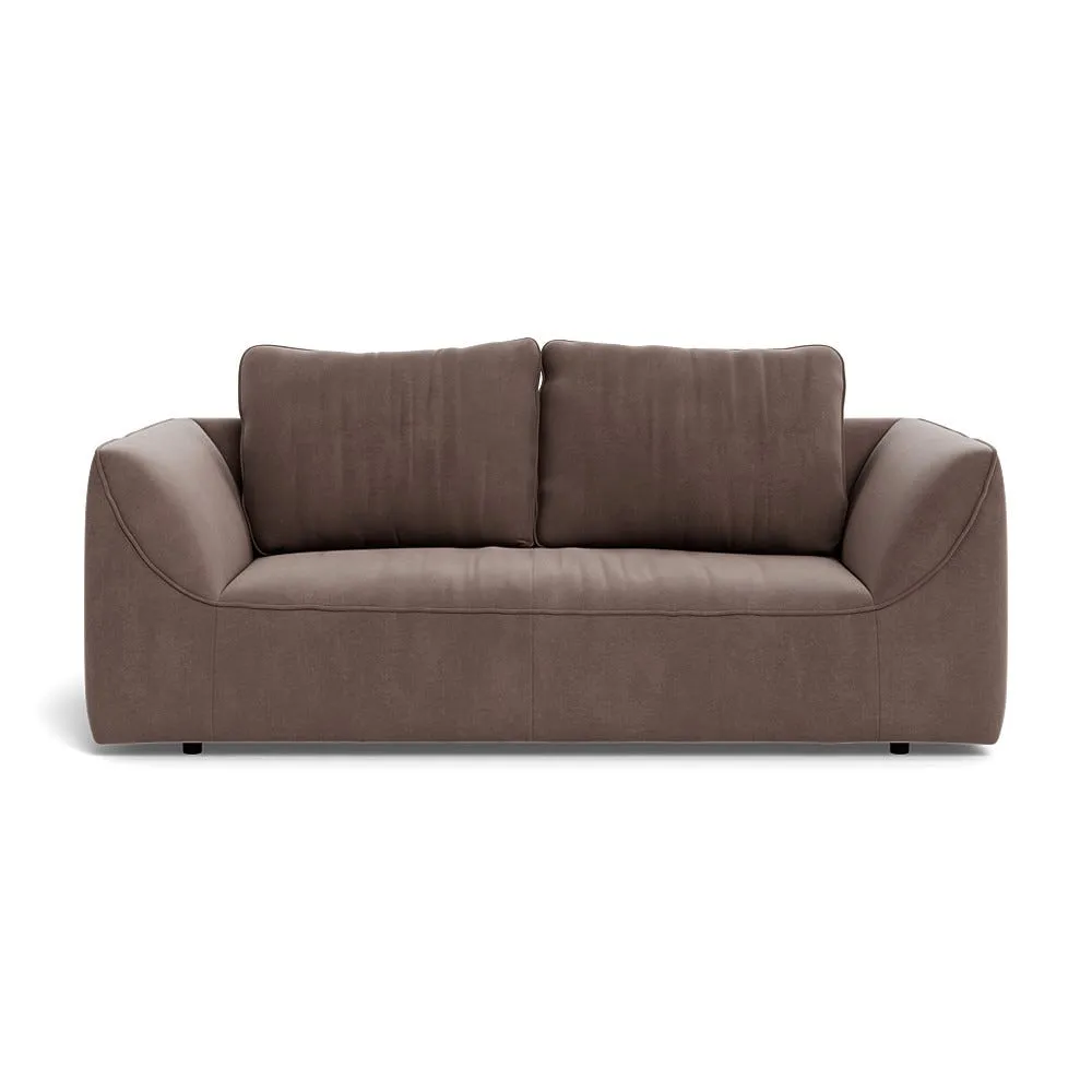 Heal's Morven 2 Seater Sofa Smart Velvet Mouse