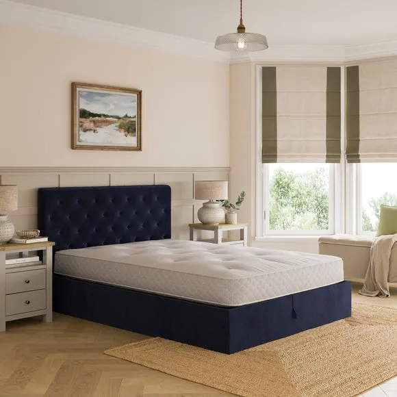 Emberly Velvet Ottoman Bed Frame 2