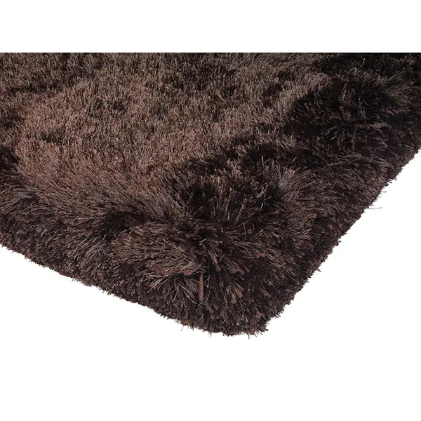Plush Hand Woven Rug  Dark Chocolate