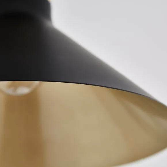 Morgan Industrial Flush Ceiling Light 3