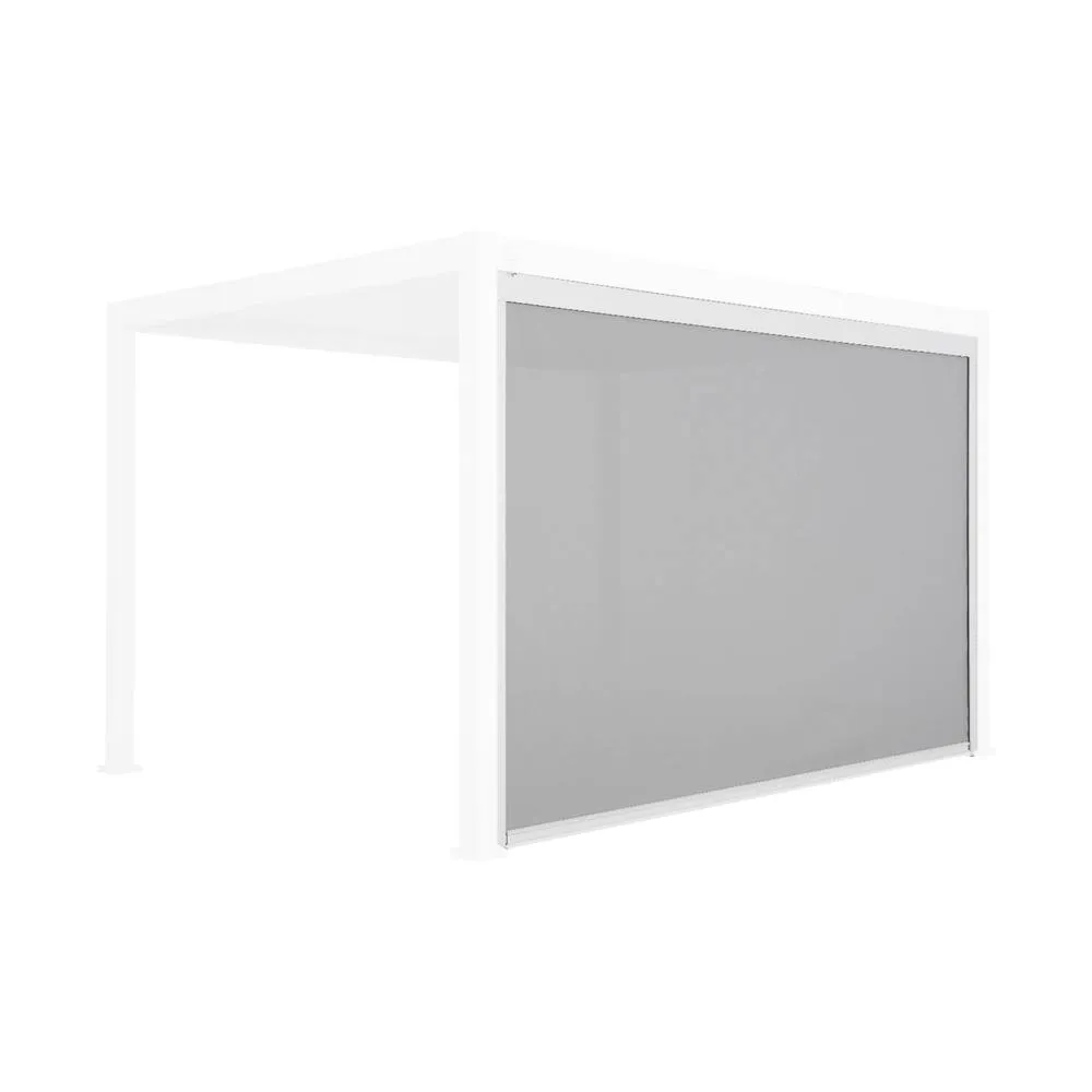 sweeek Blind aluminium 4m for Triomphe pergola in White 2