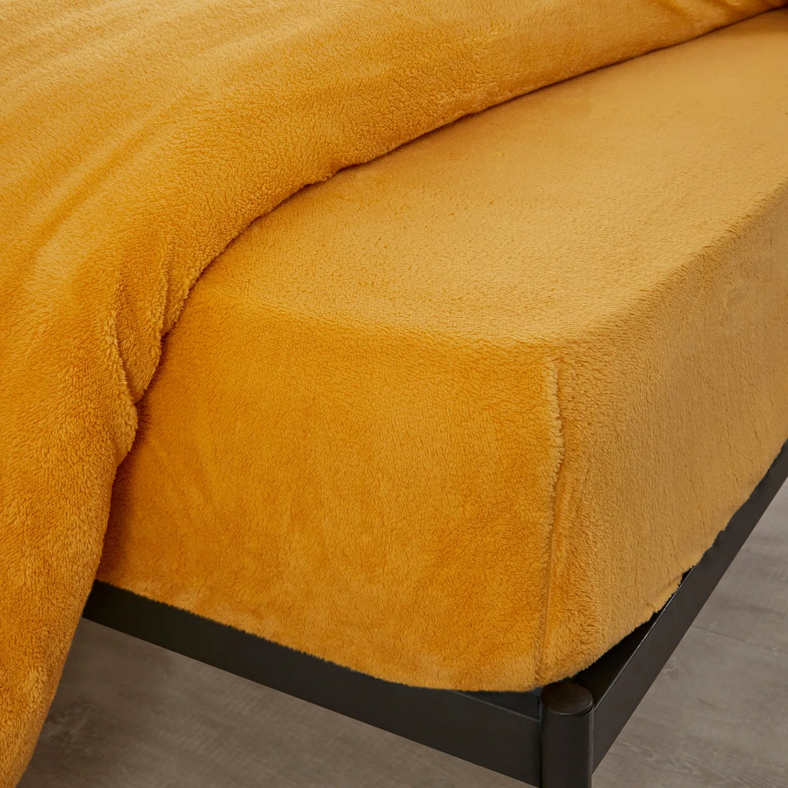 Teddy Bear Fitted Sheet Yellow