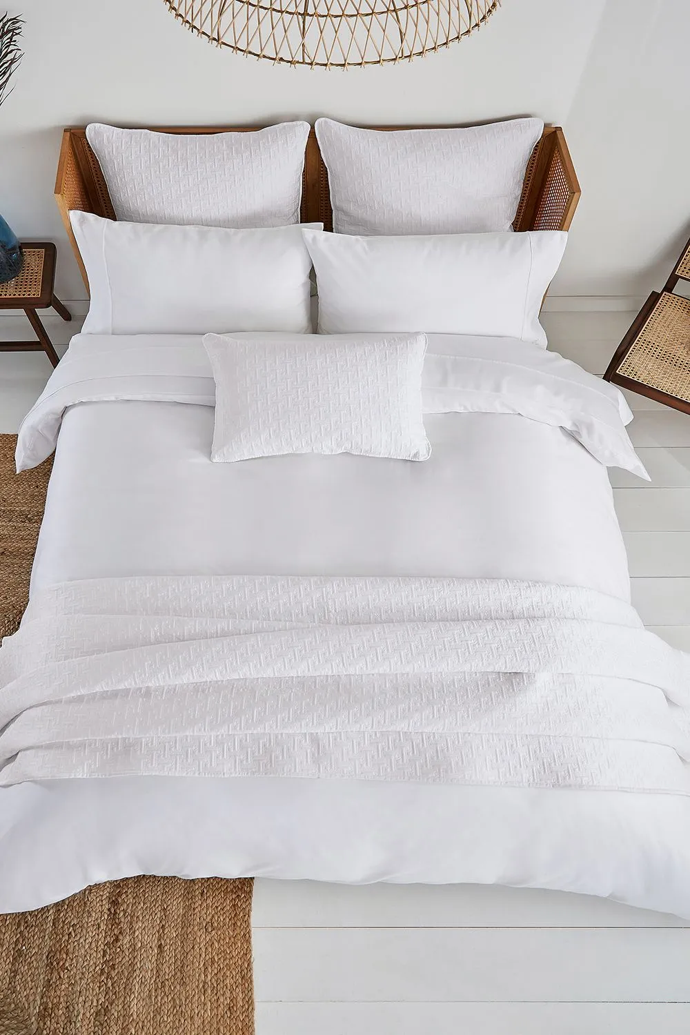 Ted Baker 'T Quilted' Pillow Sham in White 2