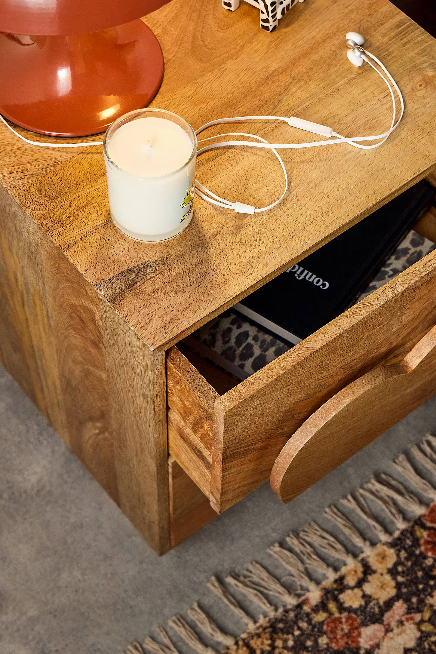Elsie Heart Nightstand - Natural 2
