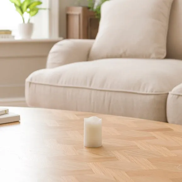 LED Blow Out Pillar Candle 2