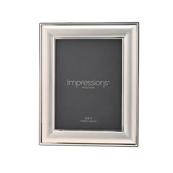 Impressions Silver Plated Border Edge Photo Frame 2