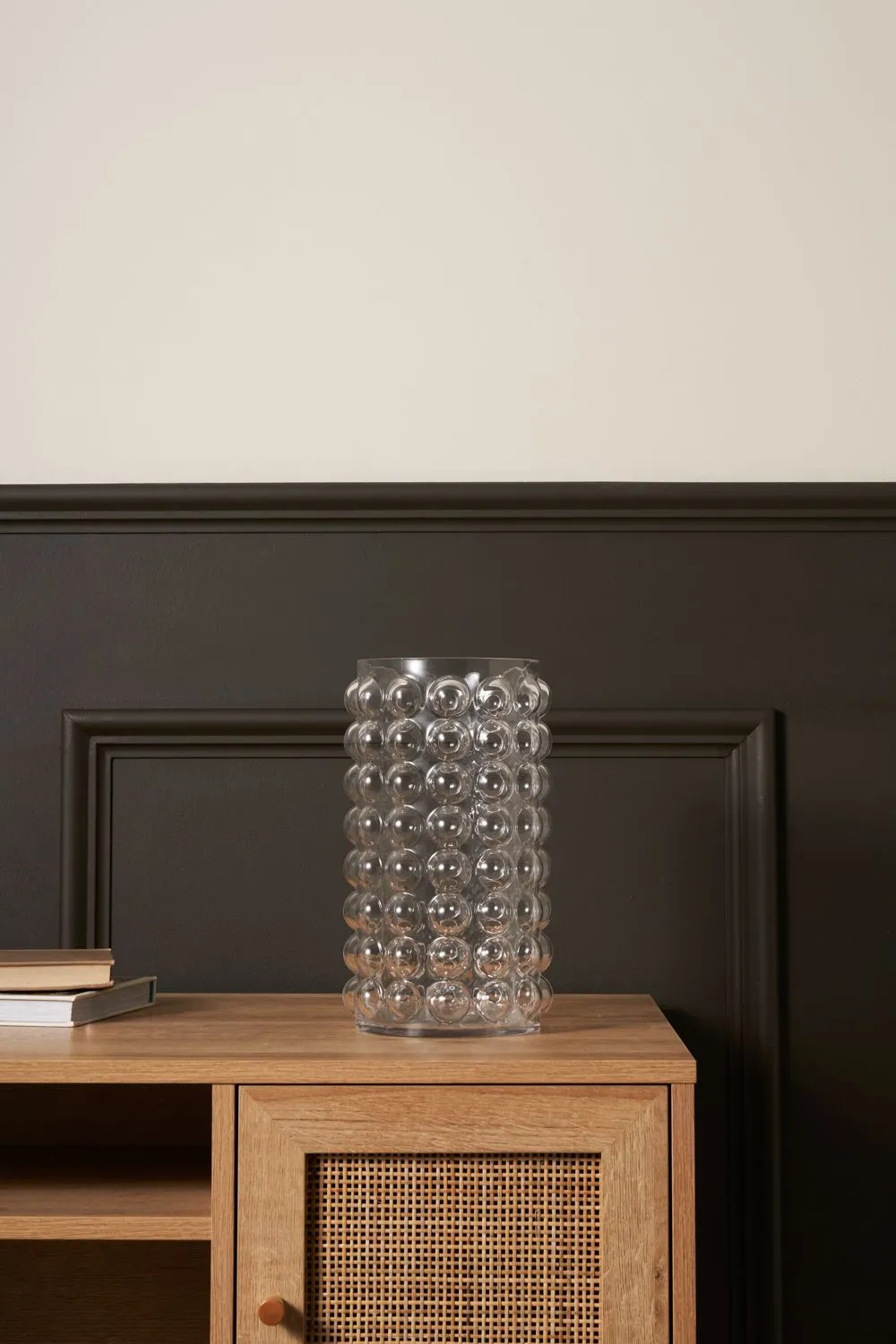 BHS Medium Clear Bobble Glass Vase 2