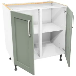 Wickes Ohio Reed Green Shaker Base Unit - 800mm 2