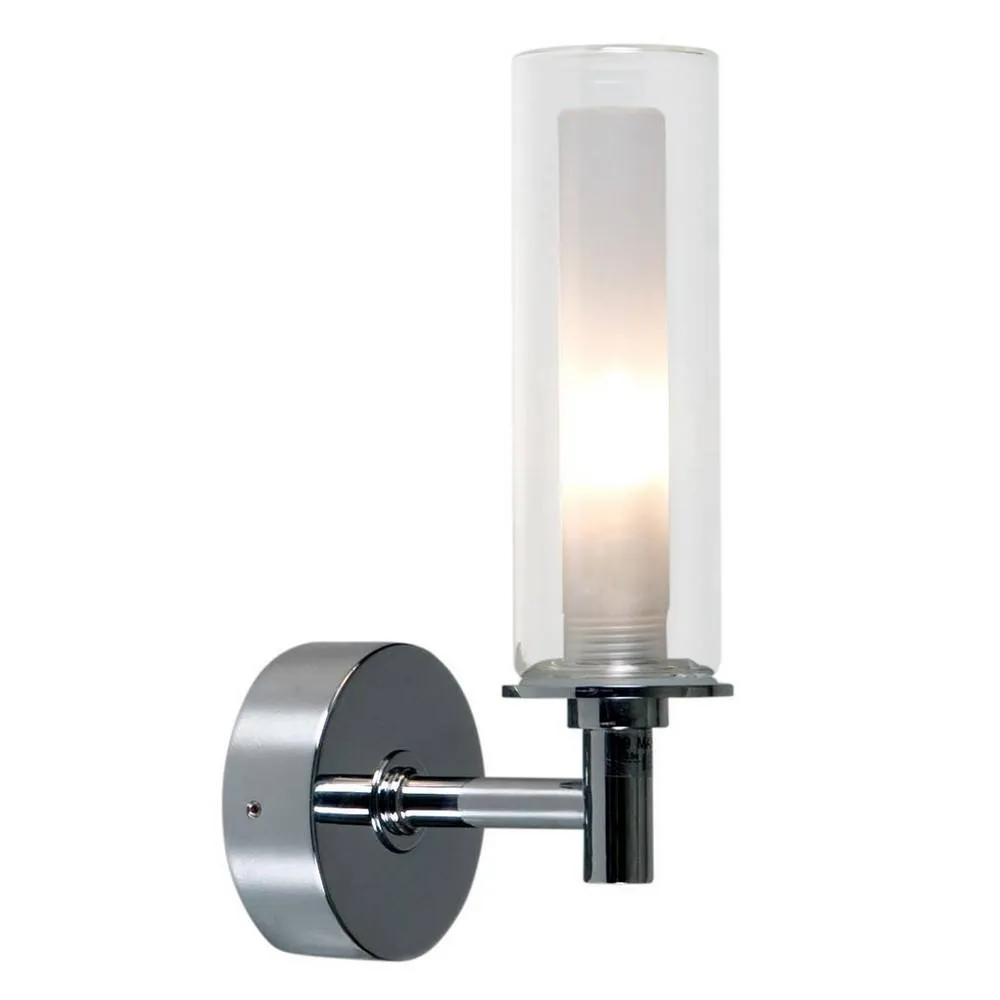 Netlighting Bathroom Wall Light Chrome IP44 in Silver