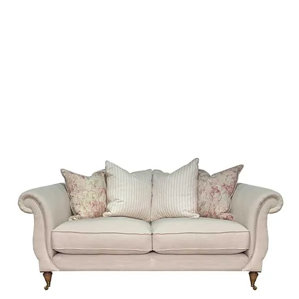 Drew Pritchard Atherton Pillow Back 3 Seater Sofa - Barker & Stonehouse