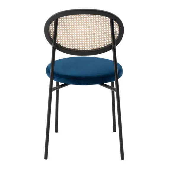 Fusion Living Paris Velvet Dining Chair 6