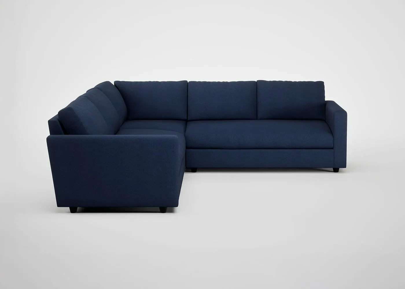 Heal's Nimbus II Large Corner Sofa Capelo Linen Mix Ink Spot 1