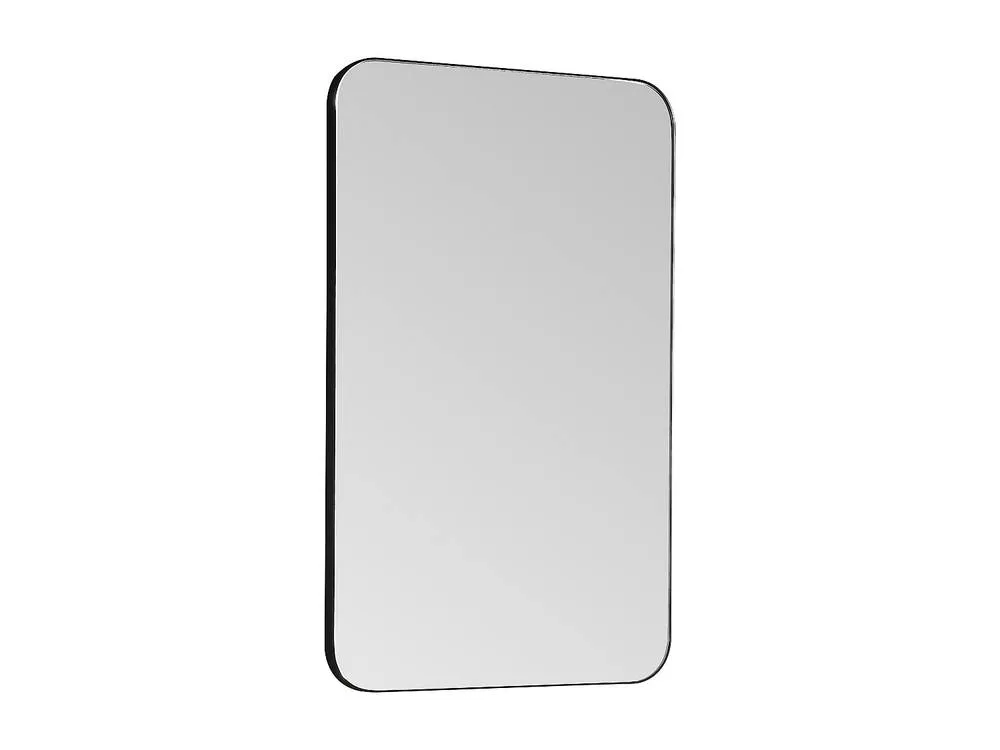 Vente-unique Rectangular Bathroom Mirror With Black Surround - 50 X 80 Cm 4
