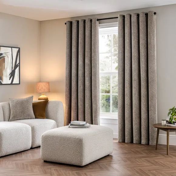 Tabitha Chenille Eyelet Curtains 2