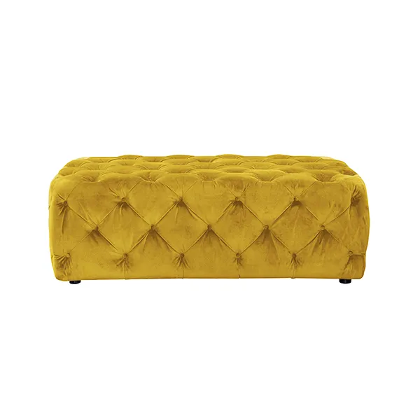 Ellonby Velvet Large Button Stool