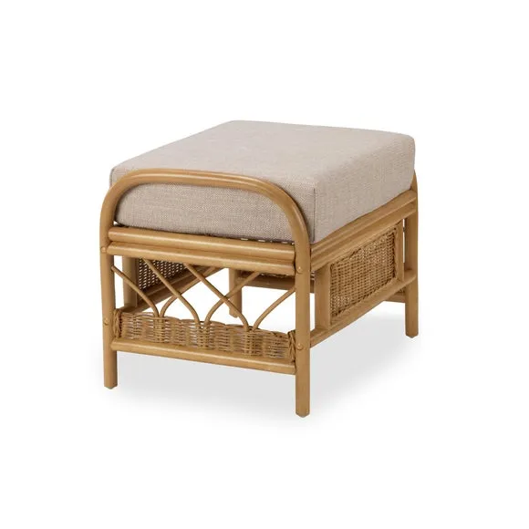 Desser Viola Rattan Footstool 3