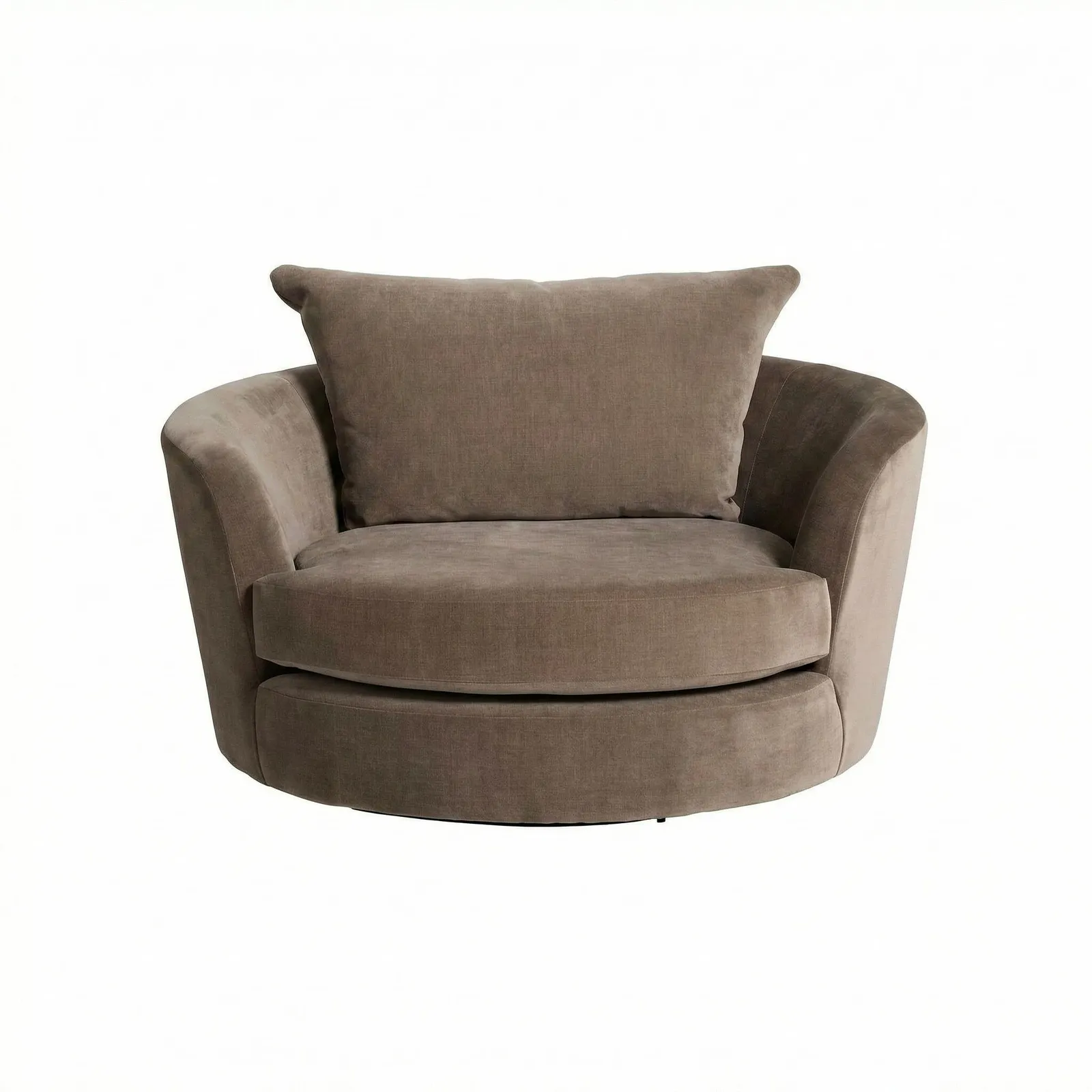 Floyd Cuddler Swivel Armchair With Foam Fabric | Barker & Stonehouse 2