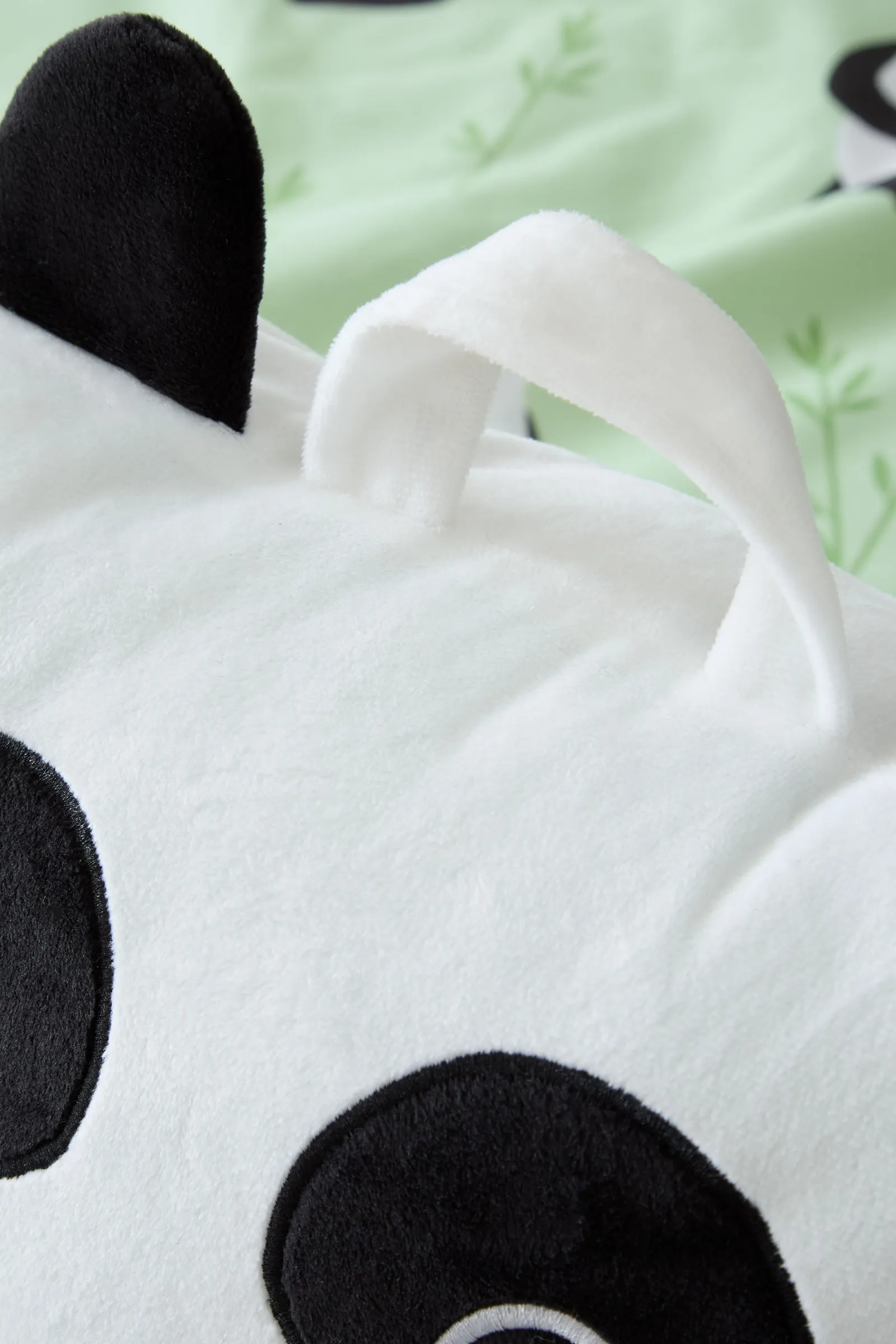 Catherine Lansfield 'Perry Panda' Cuddle Cushion Back Rest in Black 3