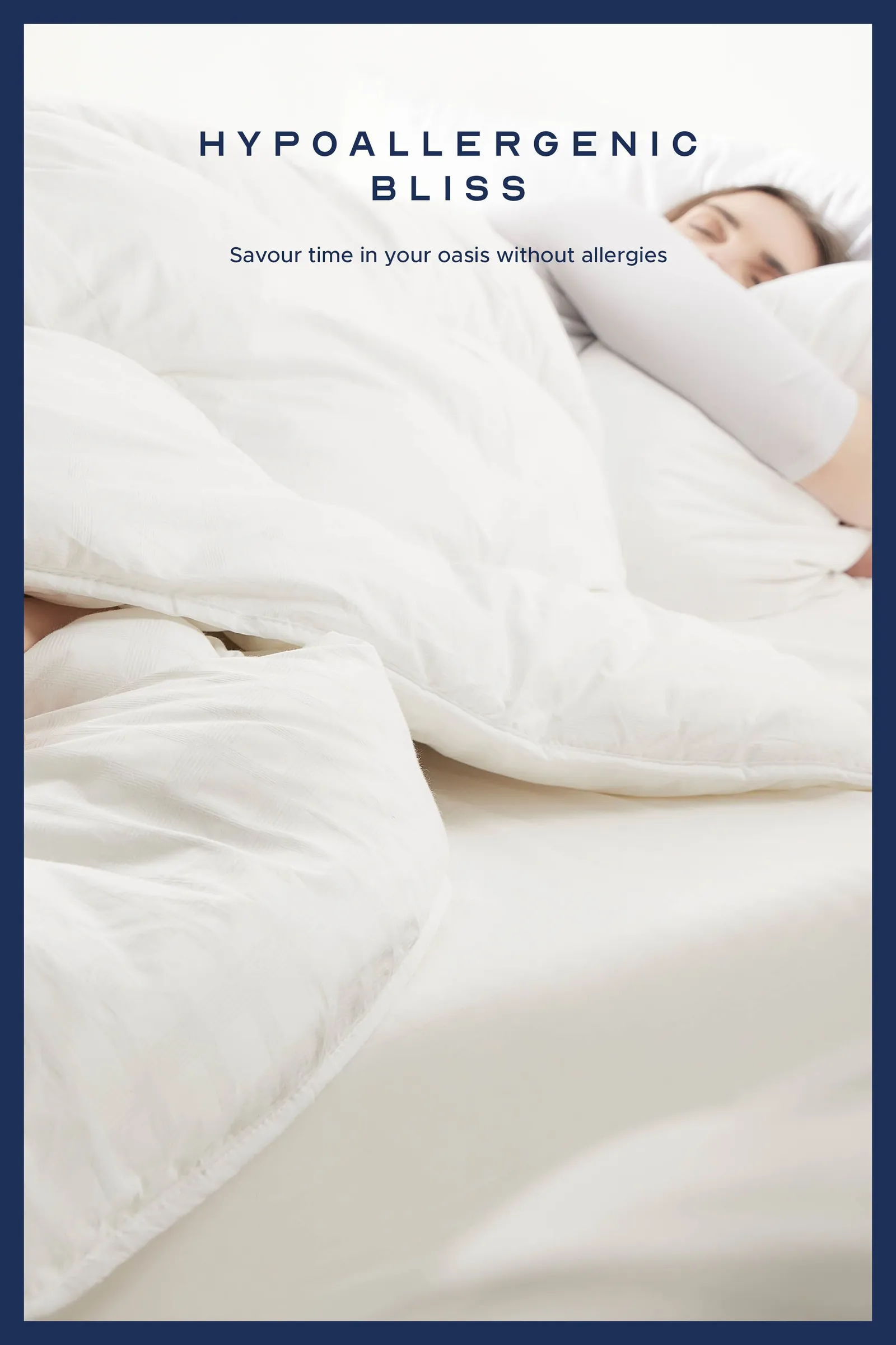 Snuggledown Retreat Cotton 10.5 Tog All Year Round Duvet With 2 Pillows in White 4