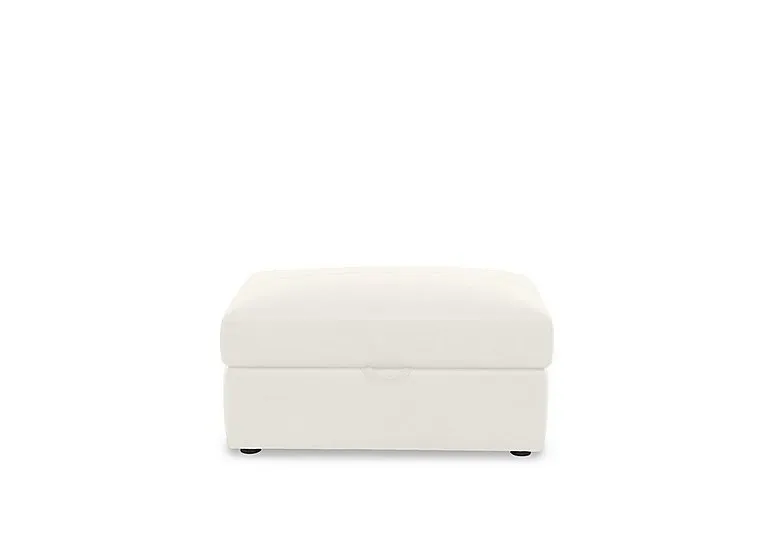Viali Leather Storage Footstool
