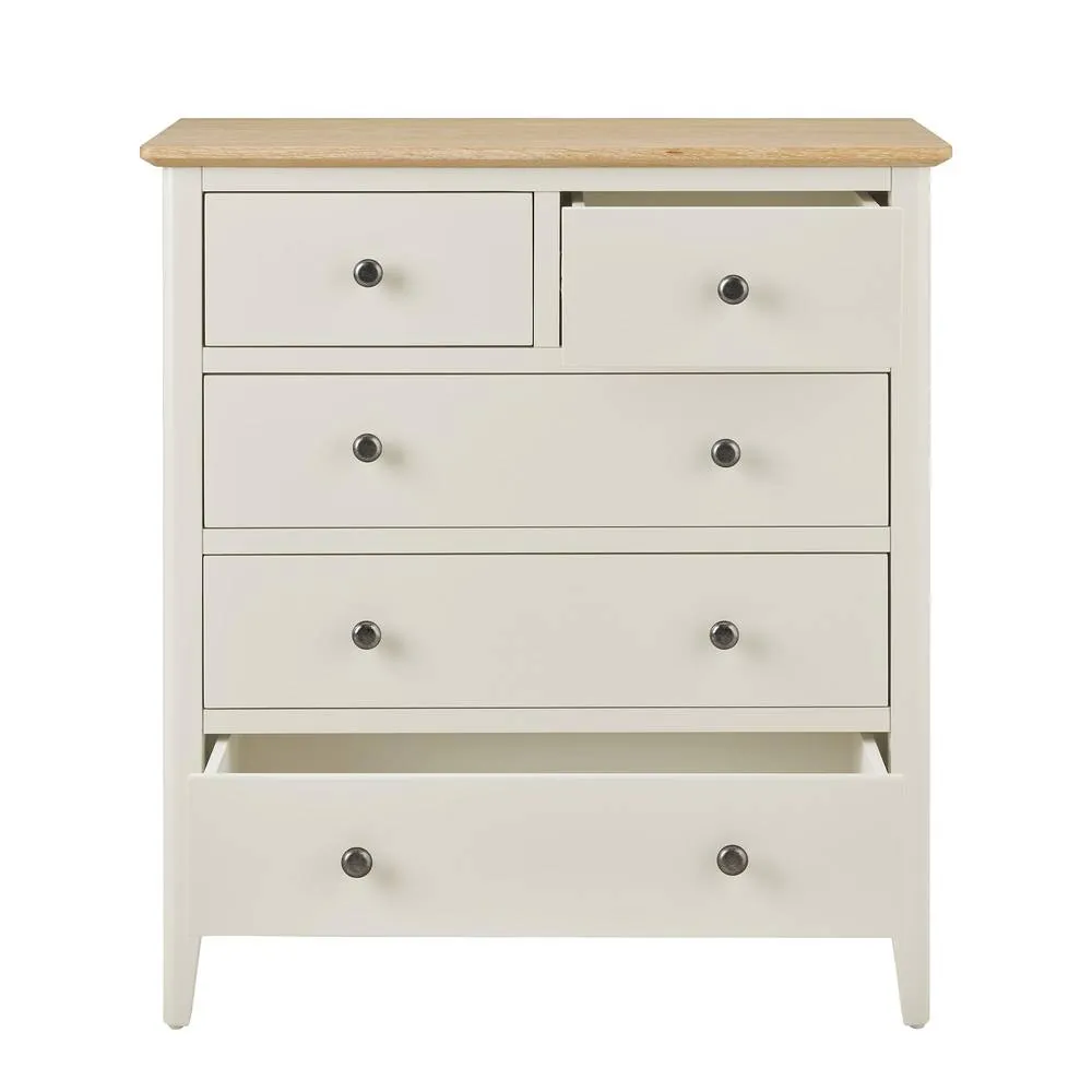 Statement Furniture Pembroke 2 over 3 Chest of Drawers in Cream 5