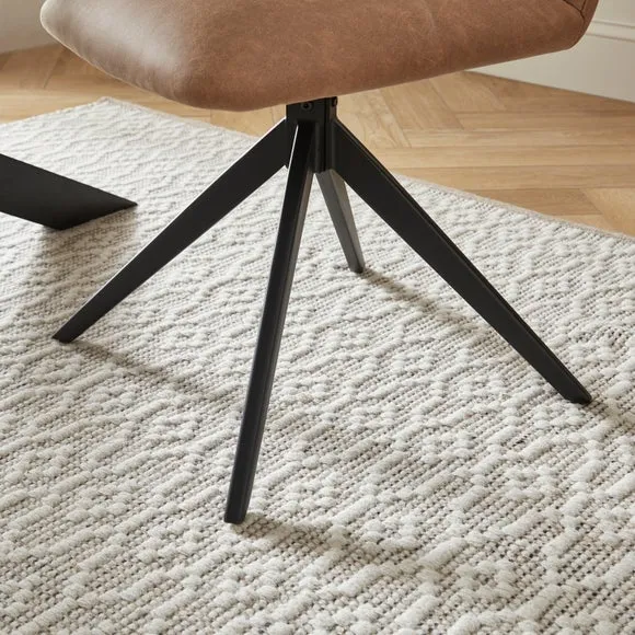 Loki Set of 2 Dining Chairs, Faux Leather 3