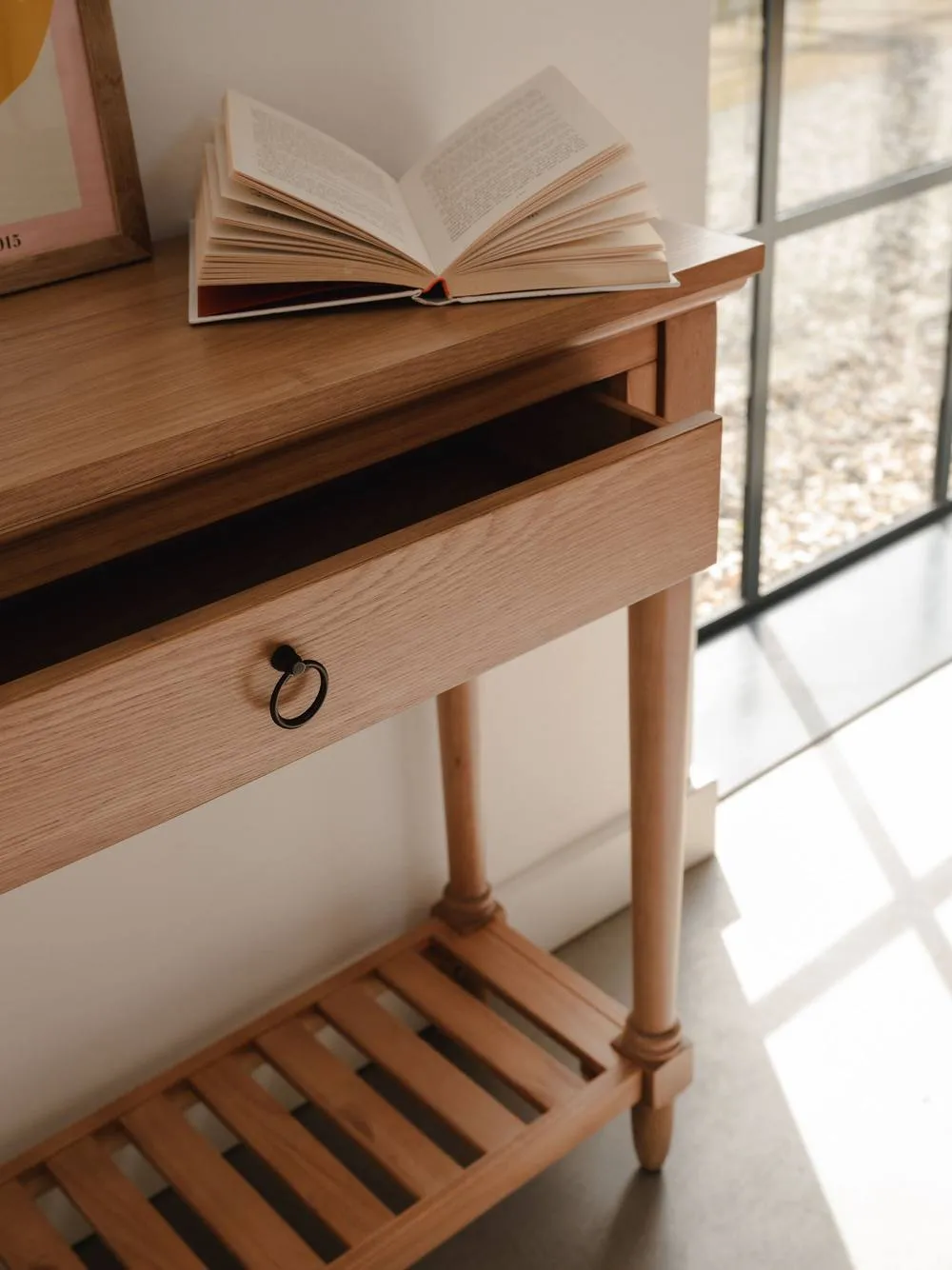 Statement Furniture Blenheim Oak Console Table - Small in Brown 2