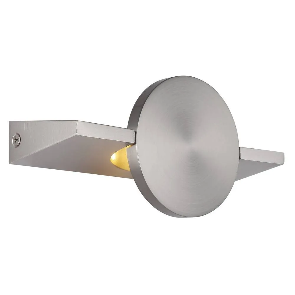 Netlighting Jasper 20cm Wall Lamp Matt Nickel LED 3000K in Grey 5