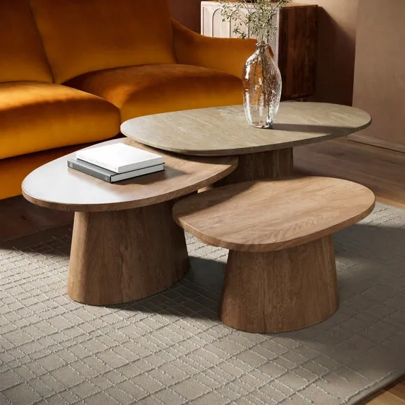 Granger Coffee Table, Mango Wood 2