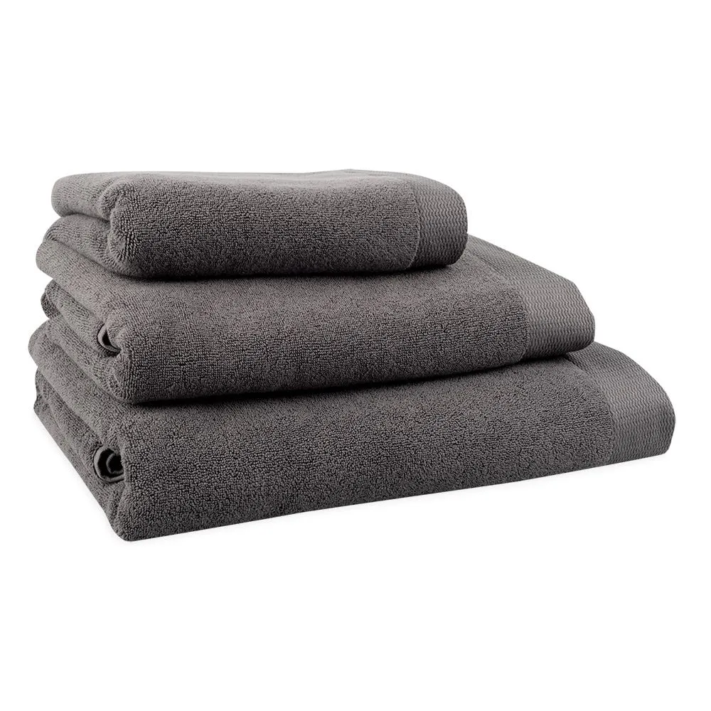 Heal's Spa Hand Towel Charcoal 2