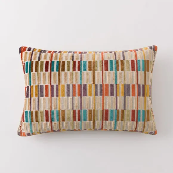 Pelosa Cut Velvet Rectangular Cushion 3
