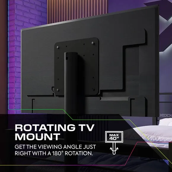X Rocker Basecamp RGB LED Bed with TV Mount 5