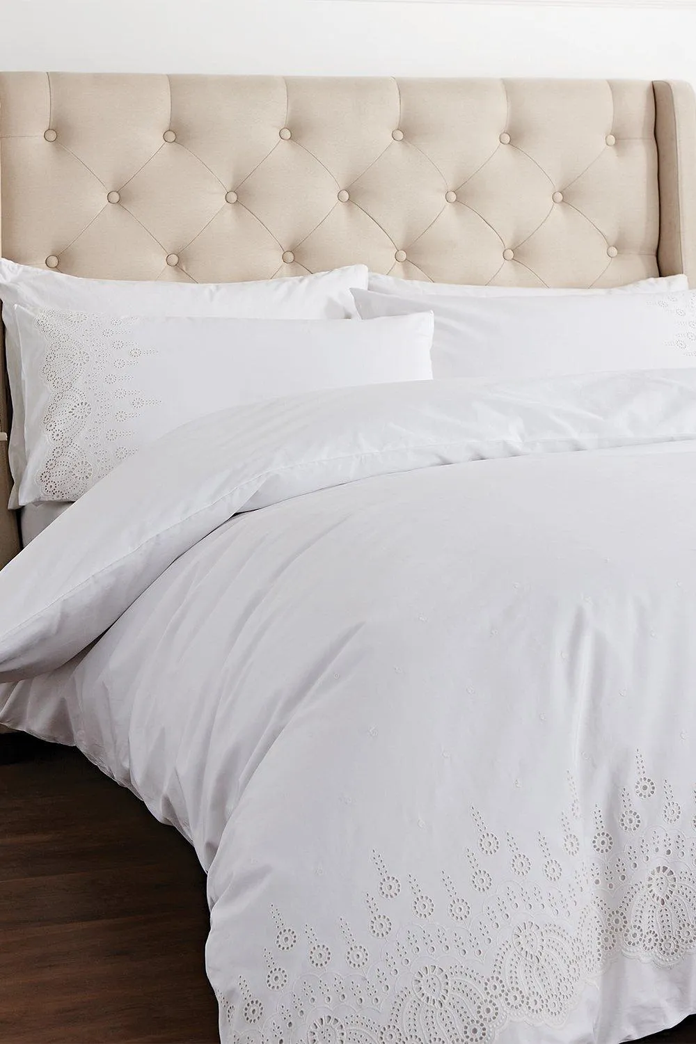 Embroidery Anglaise Double Duvet Set