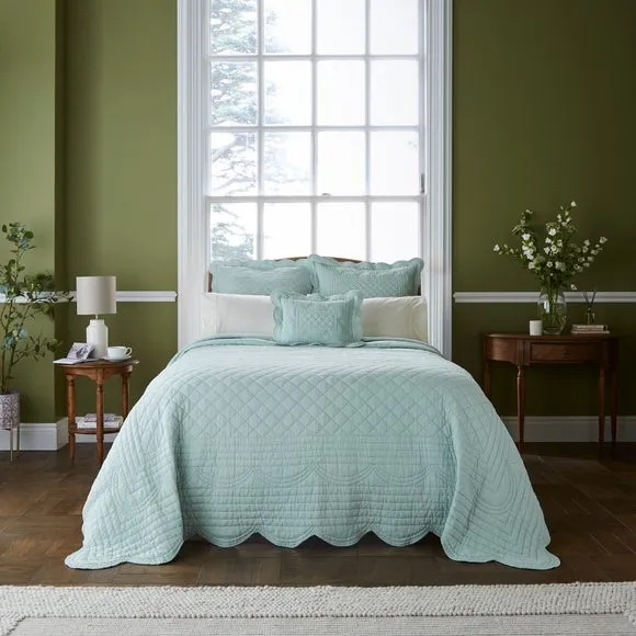 Dorma Soft Scalloped Bedspread 3