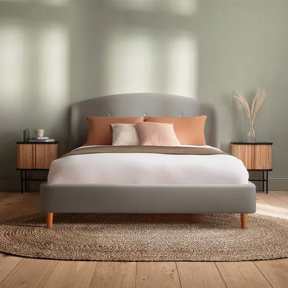 Silentnight Evana Bed Frame, Velvet
