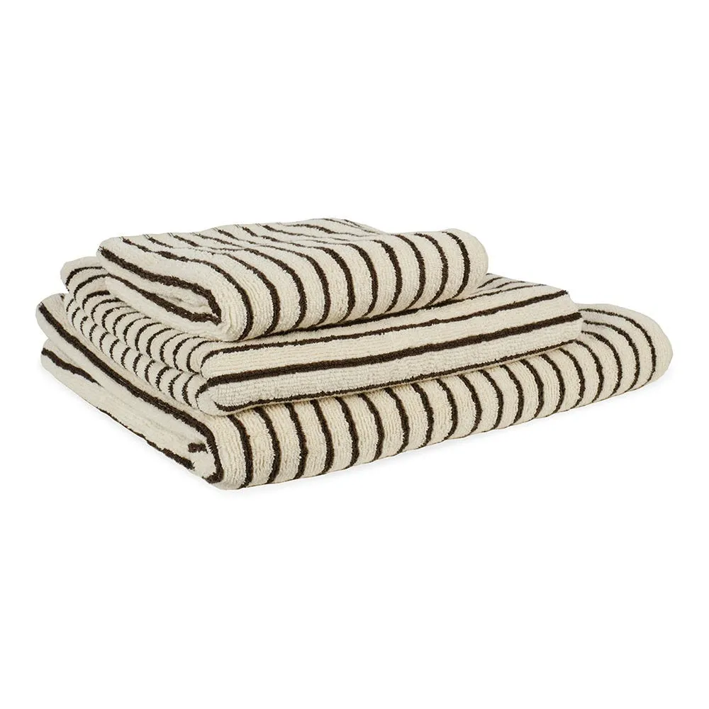 Heal's Organic Stripe Hand Towel 2
