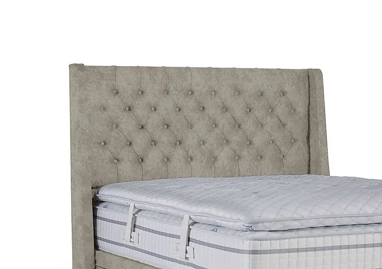 Pinnacle Floor Standing Headboard - Double - Joshua Latte