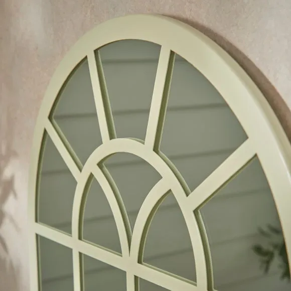 Country Arched Window Indoor Outdoor Wall Mirror 3
