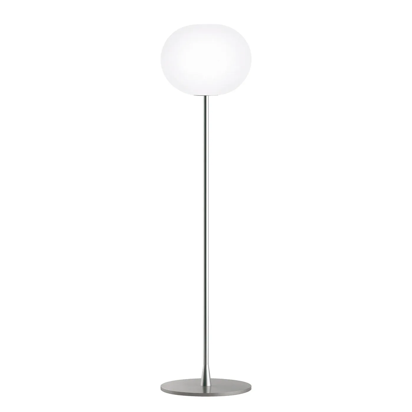 Flos Glo-Ball F1 Floor Lamp Silver 1