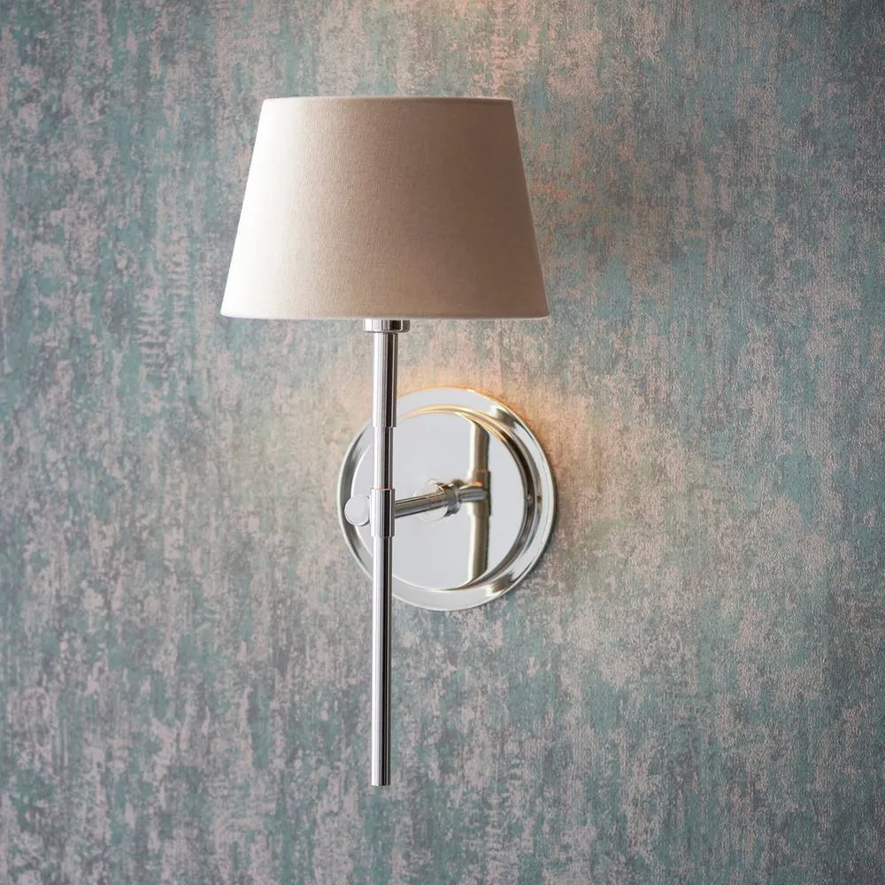 Netlighting Rennes & Cici Wall Lamp Shade & Grey Linen 2