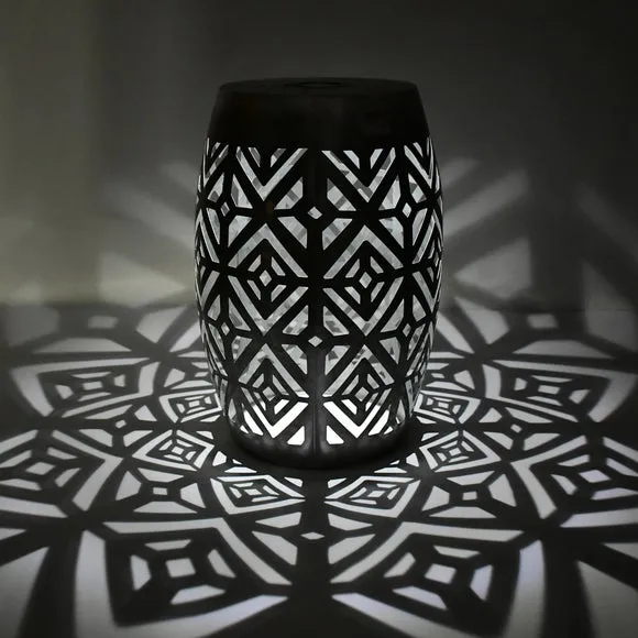 Peaktop Patio Side Table with Solar Powered Light 3