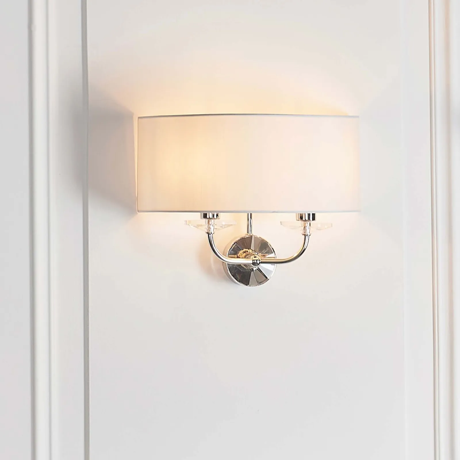 Vogue Katarina Crystal 2 Light Wall Light 1