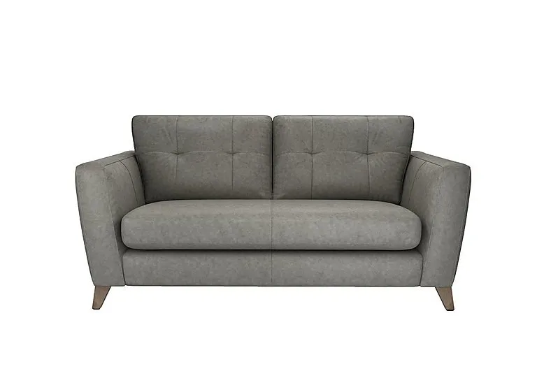 Hermione 2.5 Seater Leather Sofa - Amonite