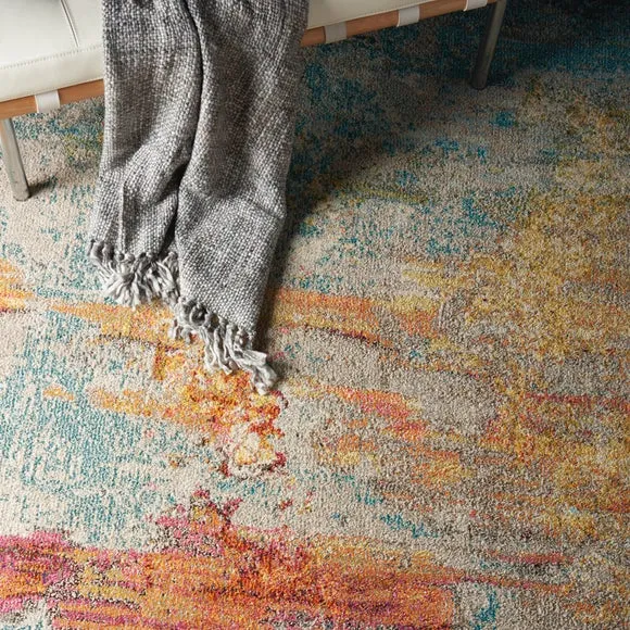 Multi Coloured Celestial Sealife Rug 3