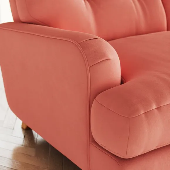 Martha Matte Plush Velvet Corner Chaise Sofa 5